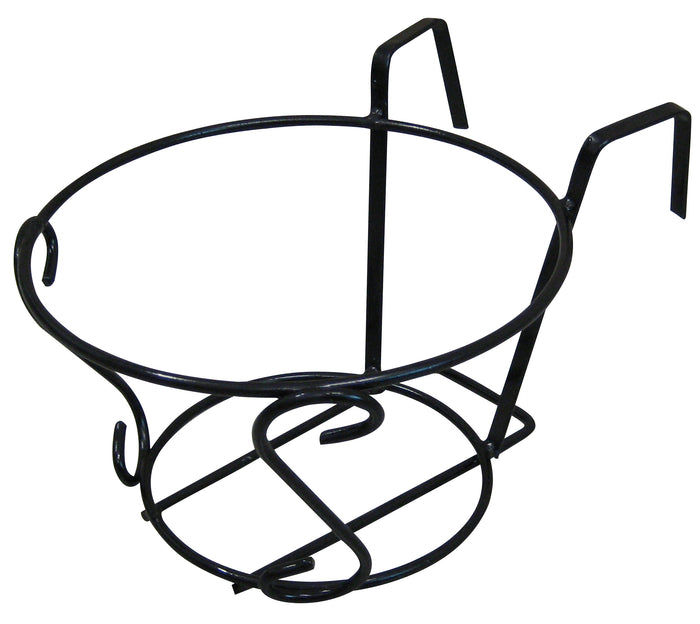 PORTAVASO DA BALCONE TONDO NERO  Ø cm. 22 10.00 pz