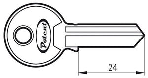 Potent CHIAVE GREZZA PER SERRATURE SERIE C-1600 5.00 pz