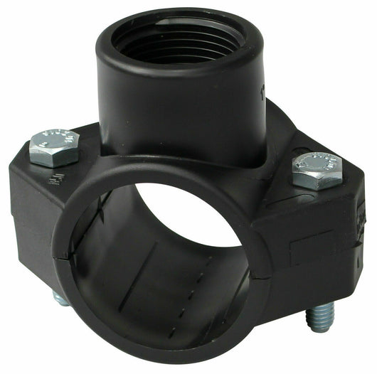 PRESA A STAFFA A 2 BULLONI  mis. 32x3/4