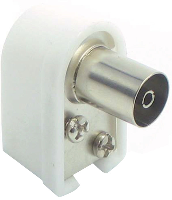 PRESA COASSIALE TV A SQUADRA Ø mm. 9,52 10.00 pz