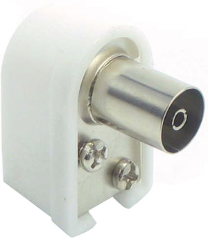 PRESA COASSIALE TV A SQUADRA Ø mm. 9,52 10.00 pz