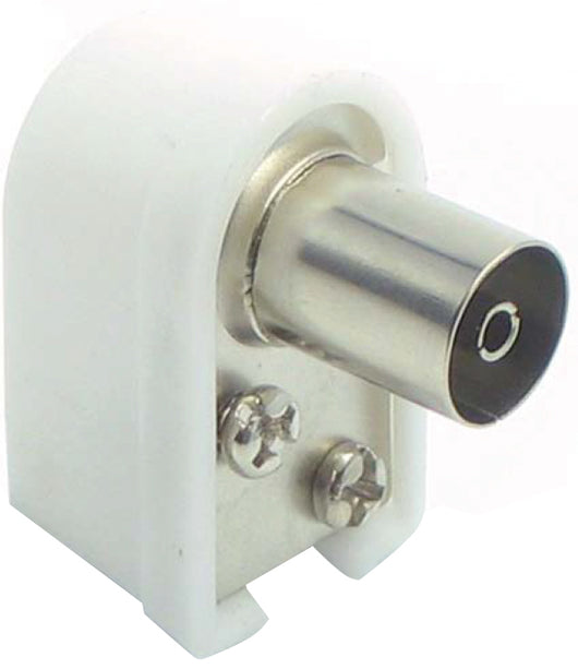 PRESA COASSIALE TV A SQUADRA Ø mm. 9,52 10.00 pz