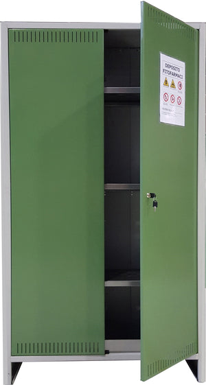 Prometal ARMADIO PER FITOFARMACI cm.100x40x179,5 h COMPONIBILE