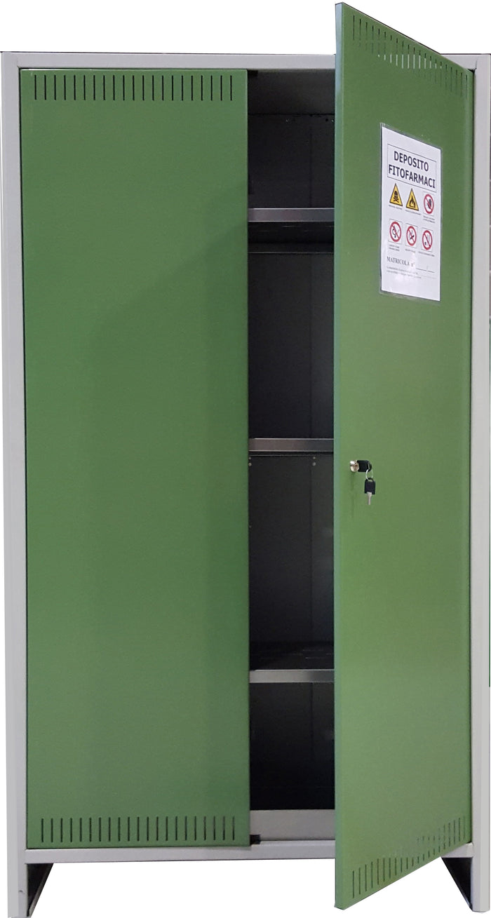 Prometal ARMADIO PER FITOFARMACI cm.100x40x179,5 h COMPONIBILE