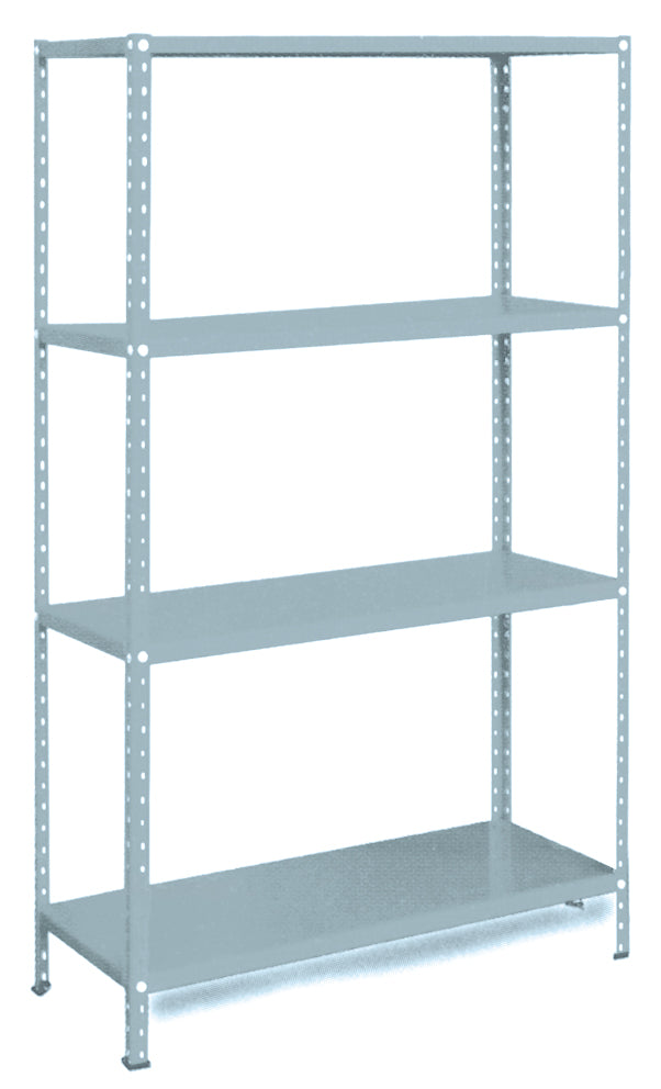 Prometal MINIKIT SCAFFALI Aste spezzate cm. 80x30x150 h - Grigio