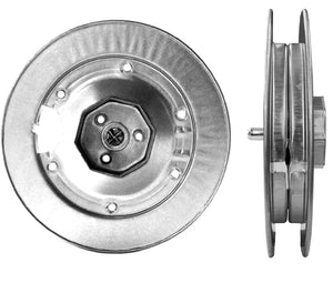 PULEGGIA PER RULLI Ø cm.19 calotta Ø mm.60