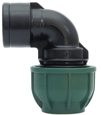 RACCORDO A COMPRESSIONE PN10 GOMITO 90  ° FEMMINA  mis. 32x1 10.00 pz