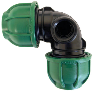 RACCORDO A COMPRESSIONE PN10 GOMITO 90  ° X POP-UP mis. 32x32x3/4 10.00 pz