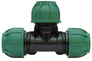 RACCORDO A COMPRESSIONE PN10 TEE 90  °  mis. 25x25x25 10.00 pz