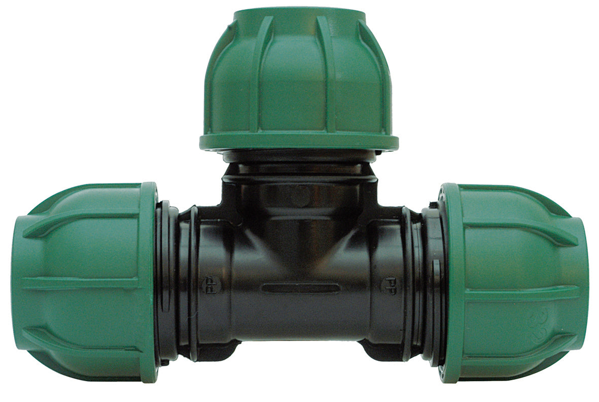 RACCORDO A COMPRESSIONE PN10 TEE 90  °  mis. 40x40x40 5.00 pz