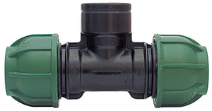 RACCORDO A COMPRESSIONE PN10 TEE 90  ° FEMMINA  mis. 20x1/2x20 20.00 pz