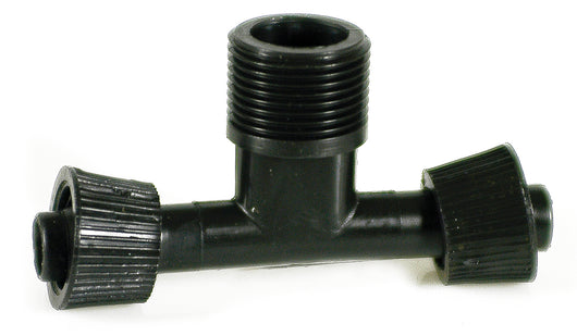 RACCORDO A T PER ALA GOCCIOLANTE FILETTO MASCHIO  mm. 16x16x3/4 50.00 pz