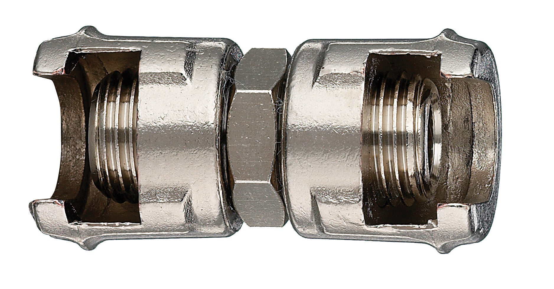 RACCORDO DI GIUNZIONE PER COMPRESSORI 2 DADI FRESATI 10.00 pz