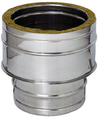 RACCORDO DOPPIA PARETE PER STUFA Ø interno/esterno cm. 8/13 (attacco cm. 8)