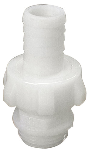 RACCORDO IN NYLON PER POMPE DIRITTO 3PZ. mis. 1.1/4x30