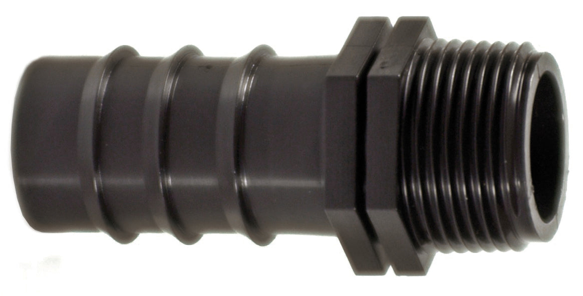 RACCORDO MASCHIO PER TUBO IN POLIETILENE  mm. 25x3/4 100.00 pz