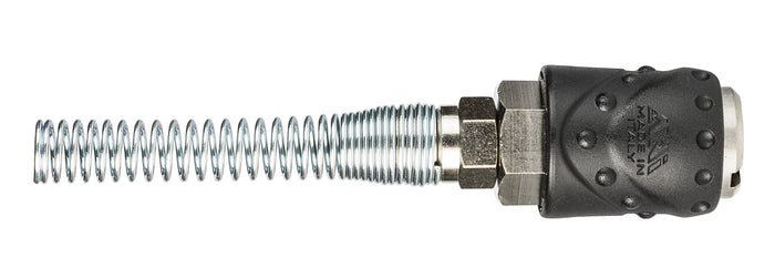 RACCORDO PER SPIRALI ATTACCO RAPIDO PER COMPRESSORI mis. 8x10 (BL)