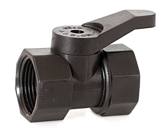 RACCORDO PER TUBO IN POLIETILENE MINI VALVOLA FEMMINA/FEMMINA  mis. 3/4x3/4 50.00 pz