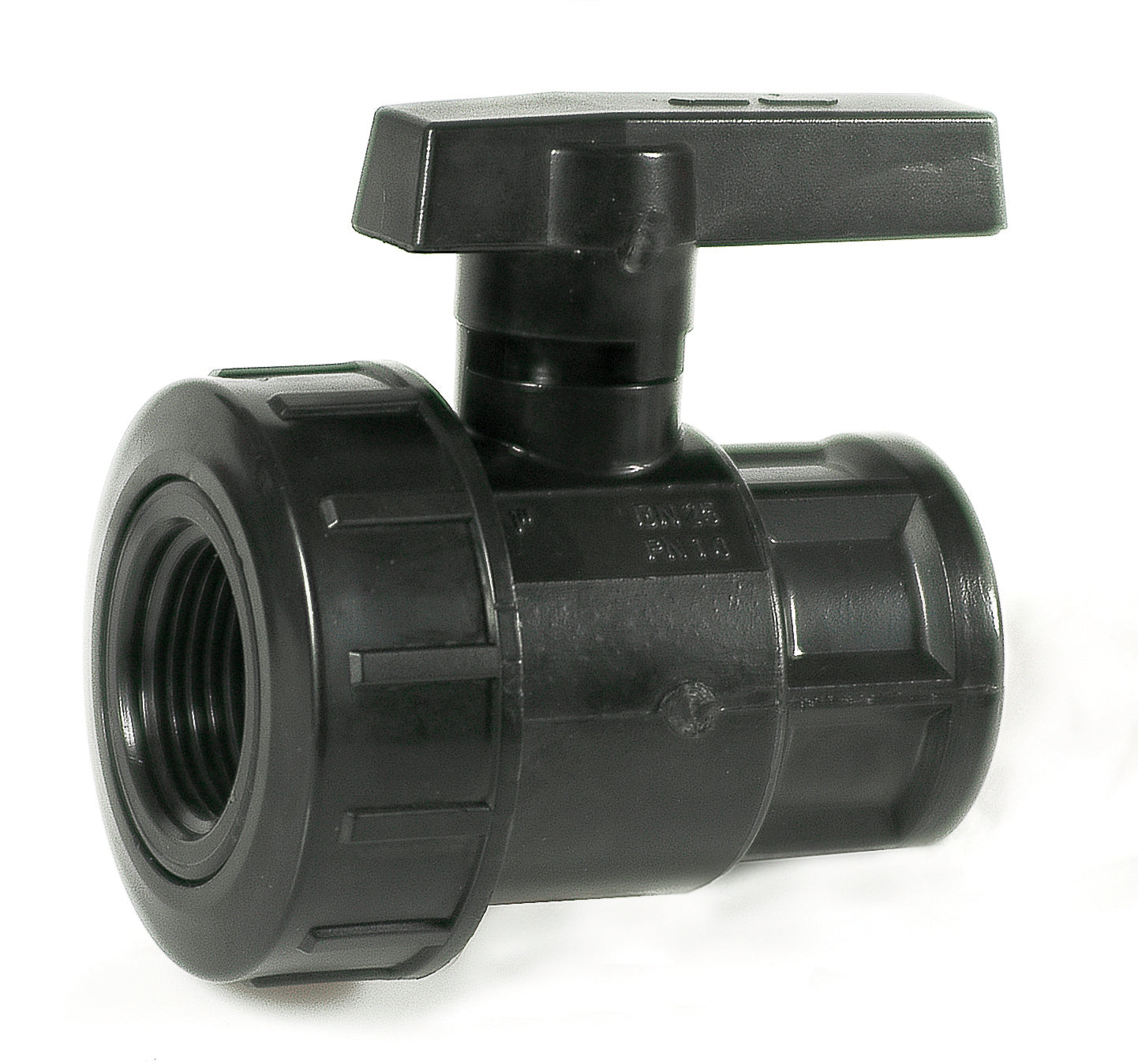 RACCORDO PER TUBO IN POLIETILENE MONOGHIERA FEMMINA/FEMMINA mis.1.1/2x1.1/2