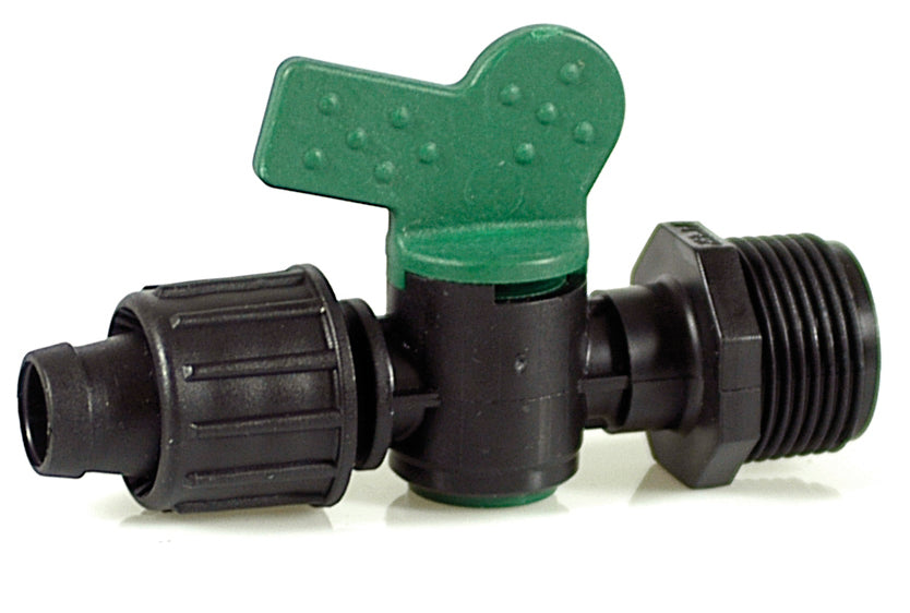 RACCORDO PER TUBO TAPE VALVOLA FILETTO MASCHIO  mm. 16x1/2 50.00 pz