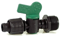 RACCORDO PER TUBO TAPE VALVOLA FILETTO MASCHIO  mm. 16x3/4 50.00 pz