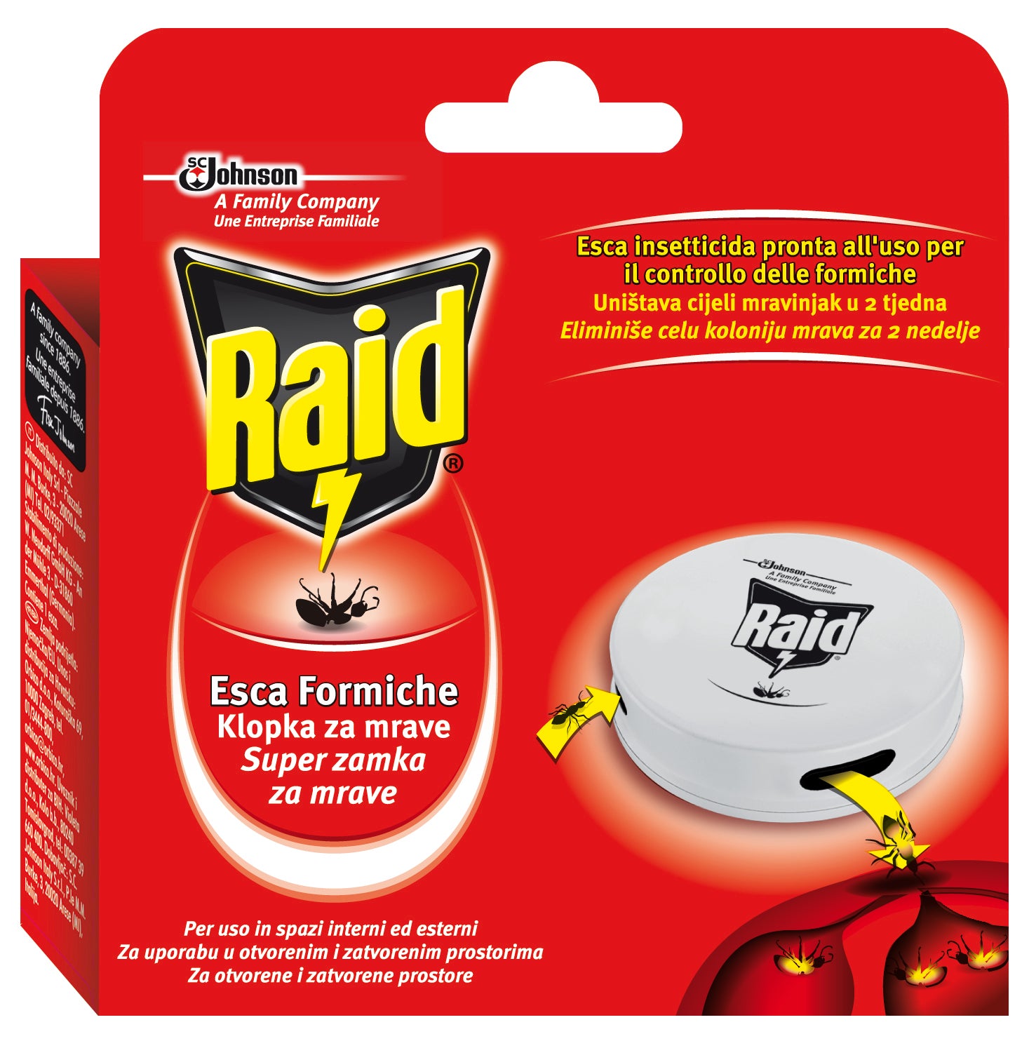 Raid ESCA INSETTICIDA PER FORMICHE 12.00 pz