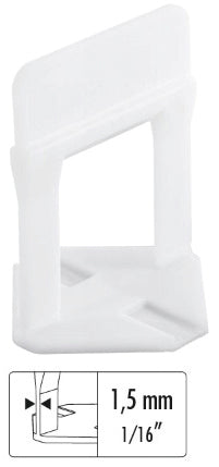 Raimondi BASE LIVELLANTE CON FERITOIA PER CUNEO H mm. 20  fuga mm. 1,5 - 200 pz.