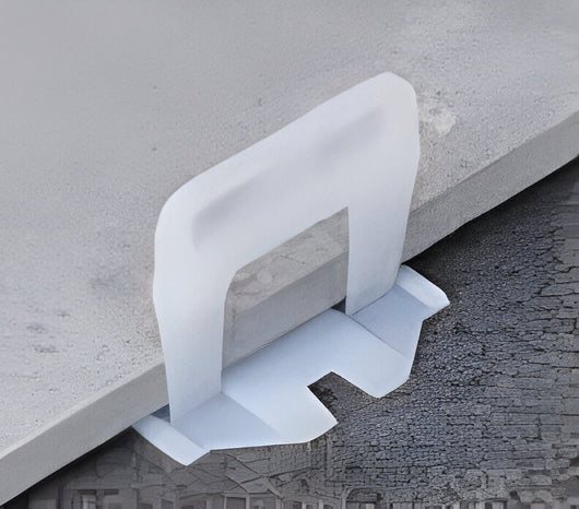 Raimondi BASE LIVELLANTE CON FERITOIA PER CUNEO PER PIASTRELLE 3/12 MM H mm. 12  fuga mm.1 - 300 pz.