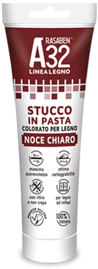 Rasaben STUCCO IN PASTA COLORATO PER LEGNO A32 MOGANO ml. 150 6.00 pz