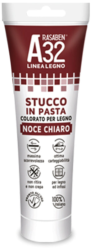 Rasaben STUCCO IN PASTA COLORATO PER LEGNO A32 MOGANO ml. 150 6.00 pz