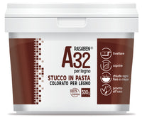 Rasaben STUCCO IN PASTA COLORATO PER LEGNO A32 ROVERE kg. 0,500 12.00 pz
