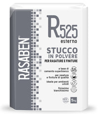 Rasaben STUCCO IN POLVERE PER ESTERNI R525 kg. 5 4.00 pz