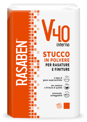 Rasaben STUCCO IN POLVERE PER INTERNI  V40 kg.20