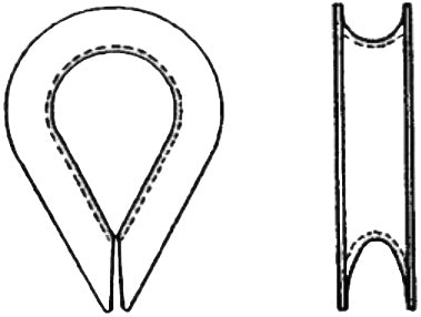 REDANCE PER FUNE IN ACCIAIO ZINCATO  mm. 5 100.00 pz