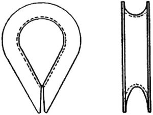 REDANCE PER FUNE IN ACCIAIO ZINCATO mm. 12 50.00 pz