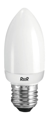 Reer LAMPADA RISPARMIO ENER. MICRO E-LITE Candela E27-calda 11W-540 lumen