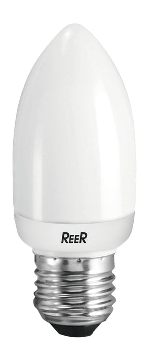 Reer LAMPADA RISPARMIO ENER. MICRO E-LITE Candela E27-calda 11W-540 lumen