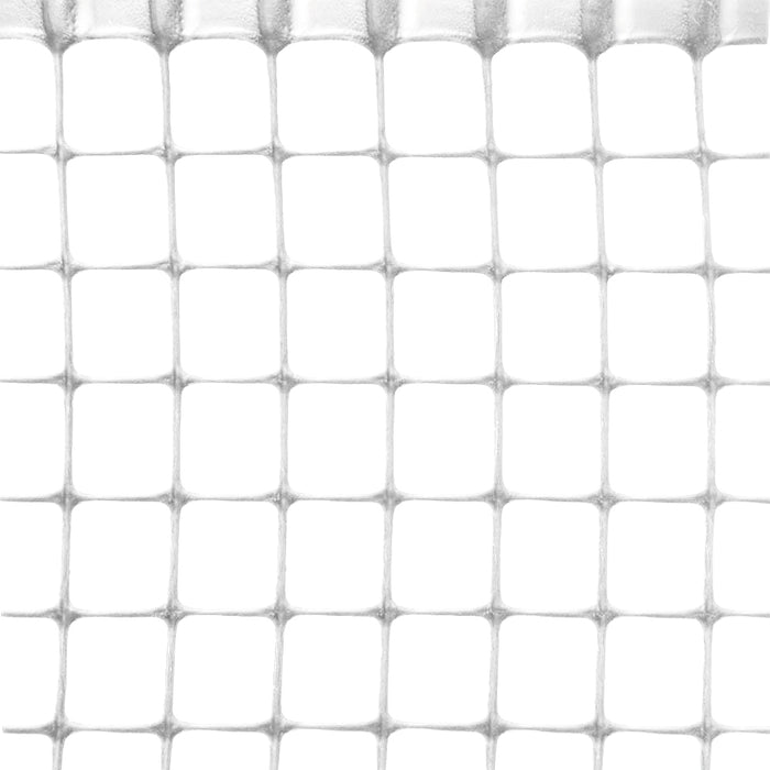 RETE IN PLASTICA QUADRANET X BALCONI maglia  mm.10x10 rotolo mt.50 H. cm. 100 - Bianco