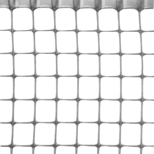 RETE IN PLASTICA QUADRANET X BALCONI maglia  mm.10x10 rotolo mt.50 H. cm. 100 - Grigio