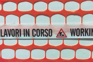 RETE PER CANTIERE MT.50 REDIL PLUS FASCIA LAVORI IN CORSO col. Arancio H. cm. 100 50.00 metri