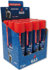 RICARICA GAS PER ACCENDINI ED ACCENDIGAS 300 ml 12.00 pz
