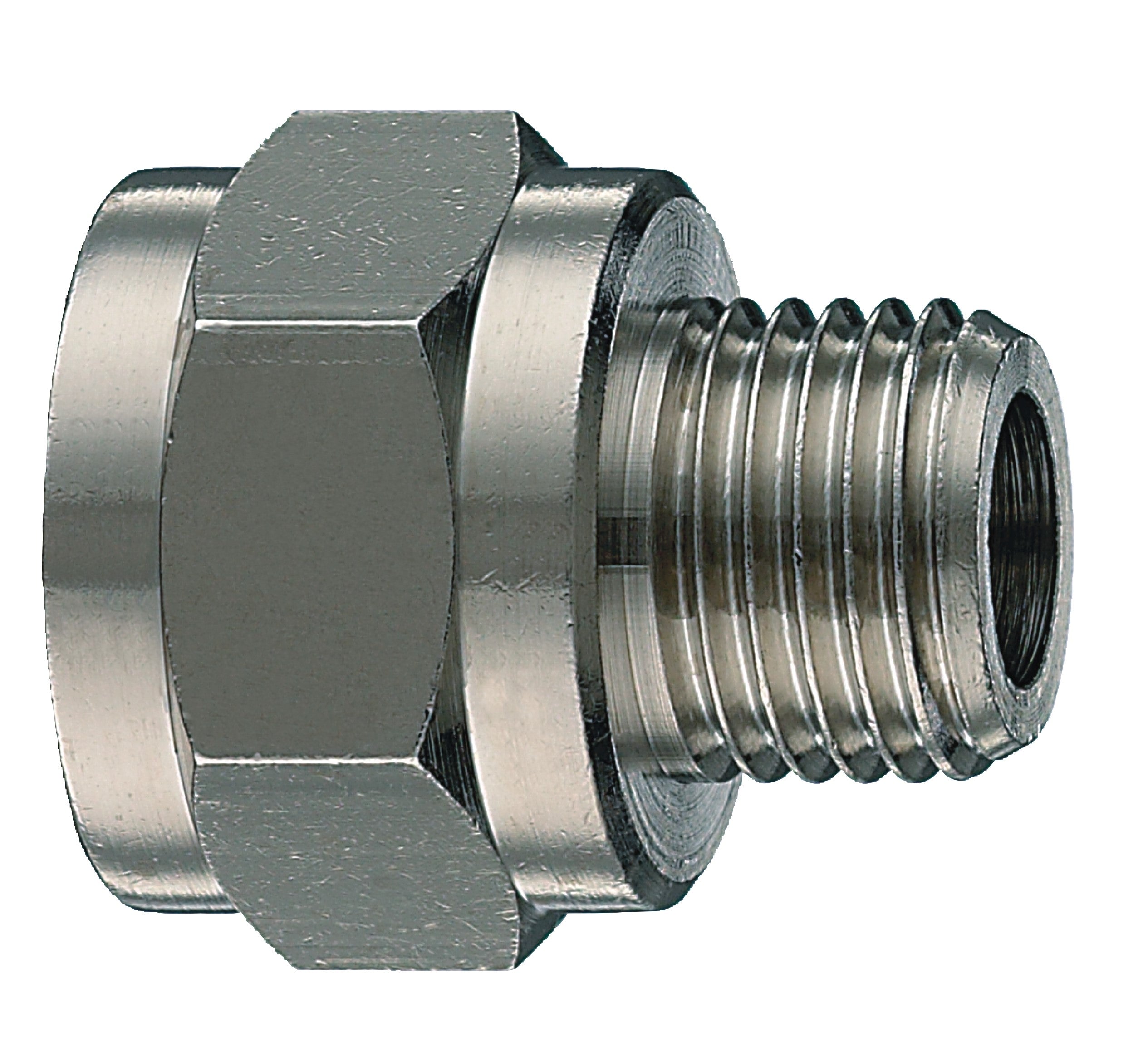 RIDUZIONE M/F PER COMPRESSORI  1/4M x 3/8 F 10.00 pz