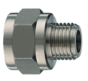 RIDUZIONE M/F PER COMPRESSORI  1/4M x 3/8 F 10.00 pz