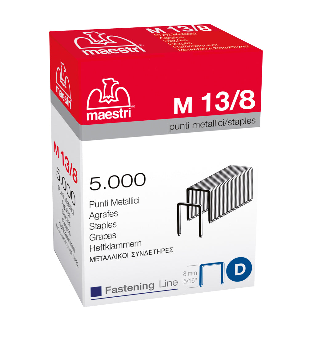 Romeo Maestri PUNTI PER FISSATRICI IN SCATOLA  Mod. 13/6 mm. 6 5.00 MG