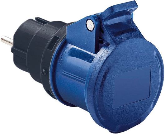 Rosi ADATTATORE INDUSTRIALE 1868 spina schuko 2P+T 16A presa 2P+T 16A 230V - IP20