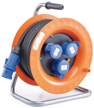 Rosi AVVOLGICAVO ELETTRICO INDUSTRIALE 4001cavo mt.30 3P  16A 2P+E 400V IP44