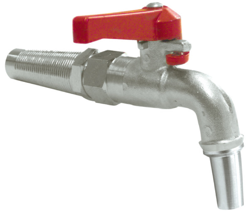 RUBINETTO A SFERA PER BOTTE CON BECCO  mm. 16 6.00 pz