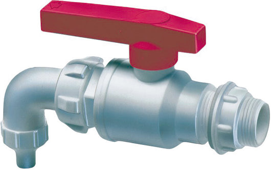 RUBINETTO A SFERA PER ENOLOGIA ATTACCO MASCHIO  mis. 3/4