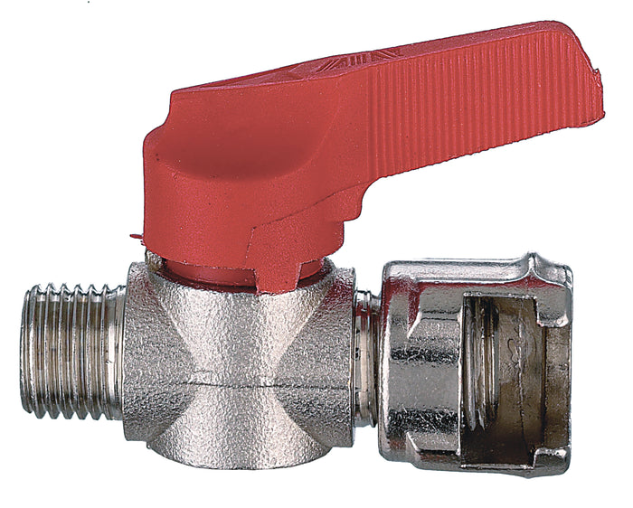 RUBINETTO DI LINEA CON DADO PER COMPRESSORI  1/8M 5.00 pz