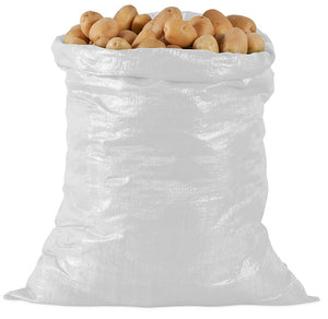 SACCO IN POLIPROPILENE BIANCO ORLATO CapacitÃE kg.100 cm. 70x120 100.00 pz